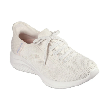Skechers Ladies Natural Ultra Flex- Brilliant Path Comfort Hands Free Slip Ins 