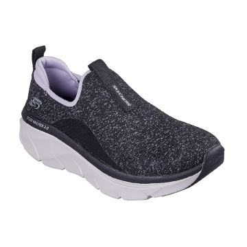 Skechers D'lux Walker 2.0 Bold Ladies Relaxed Fit Slip-On Trainers Shoes