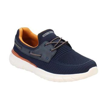 Skechers Men's Del Retto-Clean Slate Knitted Bungee Memory Foam Slip On Shoes