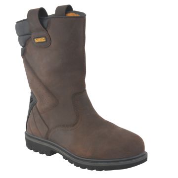 DeWalt Rigger Classic Brown leather Rigger Safety Boots 