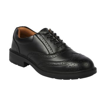Sterling City Knights SS500CM Black Brogue Safety Shoes