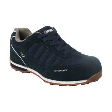 Apache STRIKE-NAVY Suede Retro safety Sports Type Trainers