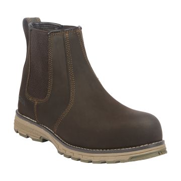 Apache Flyweight Dealer Brown Leather S3 lightweight Safety Dealer Boots
