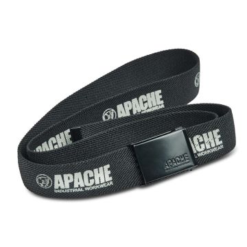 Apache Black belt with nickel buckle