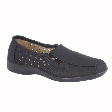 Boulevard L130A Side Gusset Pepper Hole Punched Padded Shoes 