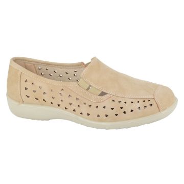 Boulevard L130S Side Gusset Summer Pepper Hole Punched Padded Shoes 
