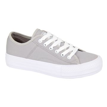 DEK L944F 6 Eye Grey  Washed Canvas Shoes