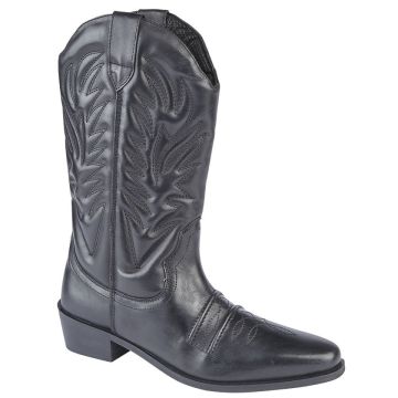 Woodland M699A HIGH CLIVE Black Leather Western Cowboy Boot