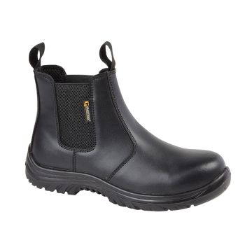 GRAFTERS M899A Black Smooth Coated Action Leather Fully Composite Non-Metal Safety Dealer Boot