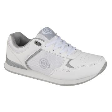 Dek T838G `KITTY´ White PU/Textile Lace Up Trainer-Style Bowling Shoe 