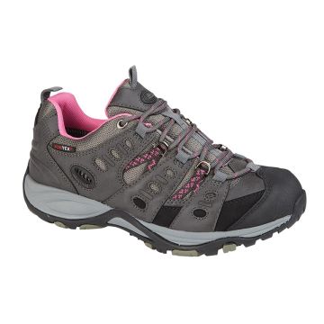 Johnscliffe T 848FP `CASCADE II´ Grey/Fuchsia Synthetic Nubuck/Nylon Approach Trekking Shoe