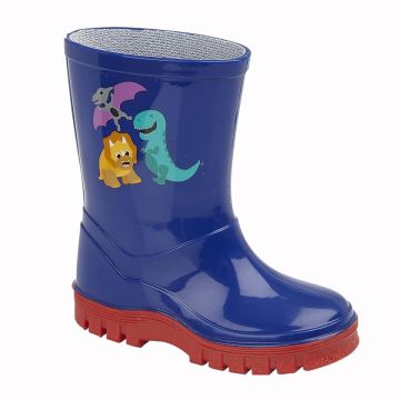 STORMWELLS W231C Boys Dinosaur Wellington