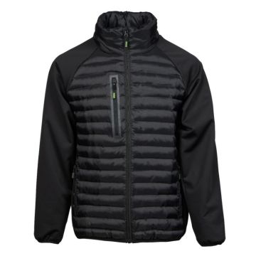 Apache Ashcroft black Hybrid Jacket with Foldaway Hood