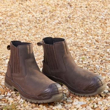 Apache Wabana Brown industrial safety Dealer Boots