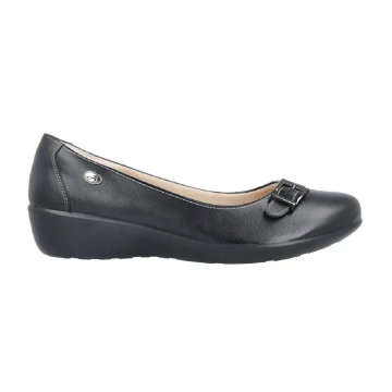 Aerosoft CW3131 Ladies Black Comfort Lightweight Casual Court Shoes