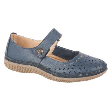 Boulevard L408C women Touch Fastening Perforated Bar Casual shoes