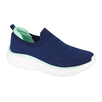 DEK L433C KINGFISHER Navy Blue Textile Mesh Slip-on Superlight Trainer