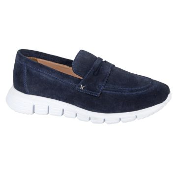 Cipriata L690CS FELISA Navy Leather Suede Metropolitan Slip On Trainer
