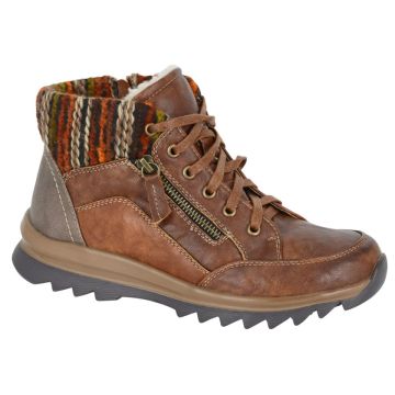 CIPRIATA L726B Twin Zip 6 Eyelet Ankle Boot