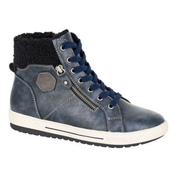 CIPRIATA L856NC Inside Zip 7 Eyelet Lace Up Ankle Boot