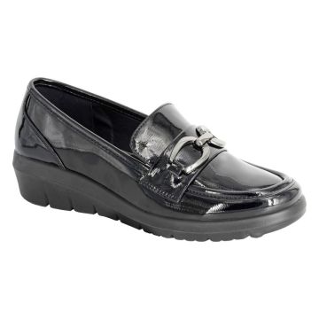 BOULEVARD L871AP Saddle Trim Wedge Casual