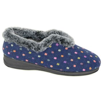 SLEEPERS LS188C V Throat Fleecy Cuff Slipper