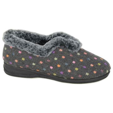 SLEEPERS LS188F V Throat Fleecy Cuff Slipper