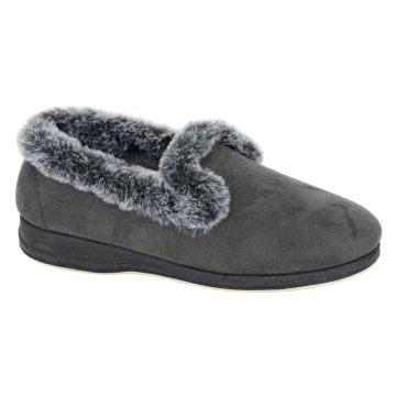 SLEEPERS LS202F Faux Fur Full Cuff Tab Slipper
