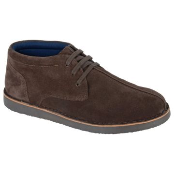 ROAMERS M067DBS Dark Brown Real Suede 3 Eyelet Desert Boot