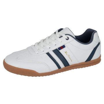 BEN SHERMAN M068G `FEEDBACK´ White/Navy PU 6 Eye Leisure Shoe