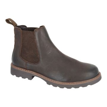 ROAMERS M075WB Brown Waxy Leather Twin Gusset Dealer Boot