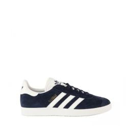 adidas gazelle silver green womens Adidas Gazelle Three Striped Slim Fit Trainers