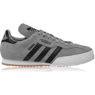 Adidas Originals Samba Grey Suede Leather Trainers