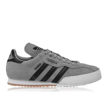 Adidas Originals Samba Grey Suede Leather Trainers