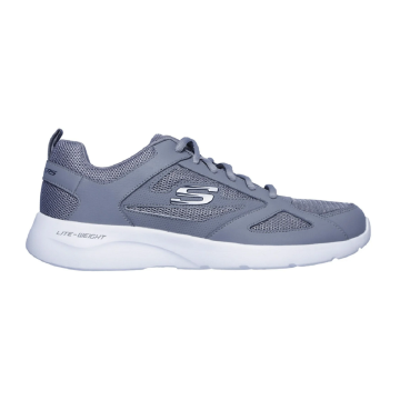 Skechers Dynamight 2.0 Grey Fallford Lightweight Trainers