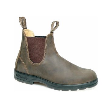 Blundstone Classic Series 585 Leather Rustic Brown Chelsea Ankle Boots