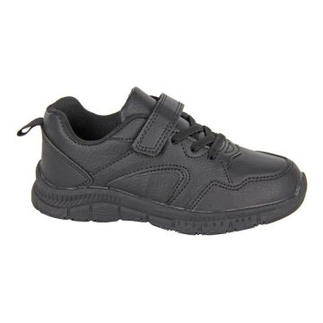 Touch Fastening / Elastic Lace Trainer Shoe B407A