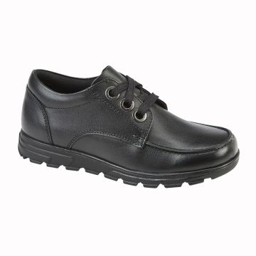 3 Eyelet Girls Lace Up School Shoe G193A