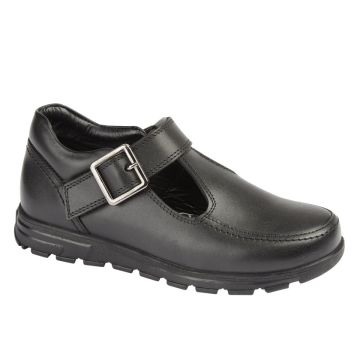 Roamers G716A Touch Fastening T-Bar Girls Shoe