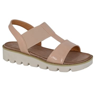 CIPRIATA 'ALADINA' L221BEP Elasticated Throat Wedge Sandal 