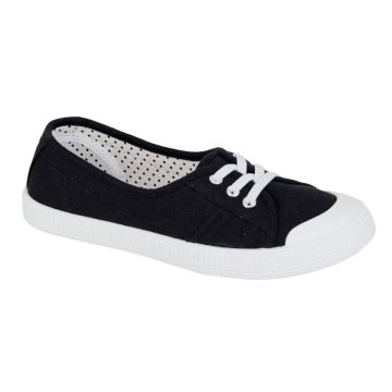 3 Eyelet Canvas Pump Shoe L289A