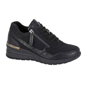 CIPRIATA ADA L363A Ladies Zip Wedge Glamour Trainer