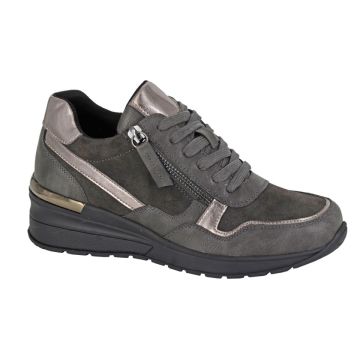 CIPRIATA ADA L363F Ladies Zip Wedge Glamour Trainer