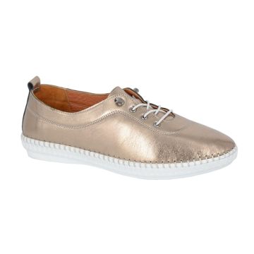 Elastic Lace Up Comfort Shoe L932BR