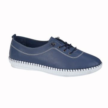 Elastic Lace Up Comfort Shoe L932C