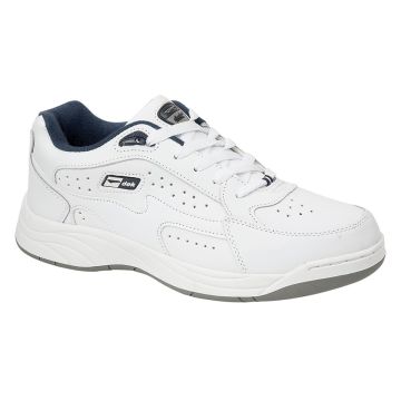  Dek ORLEANS T187G White Fuller Wide Fitting Lace Up Trainers