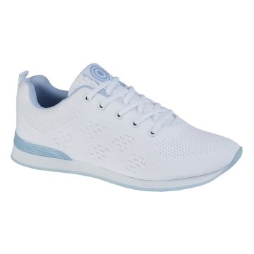 DEK CURVE T675 White Blue Mesh Bowling Shoes 