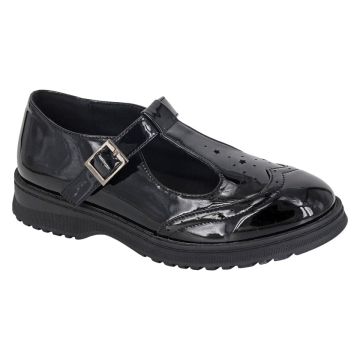 CIPRIATA 'DINA' G724AP Buckle T Bar Brogue Shoe
