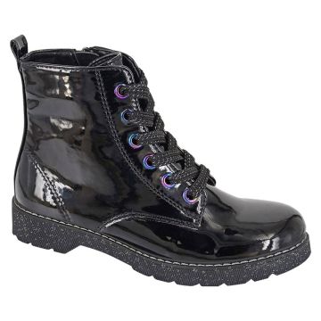 CIPRIATA 'ADRIA'  G725AP 6 Eye Glitter Lace Zip Up Boot
