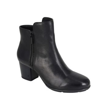 CIPRIATA CLEOPE L553A Leather Twin Zip Pull On Ankle Boot